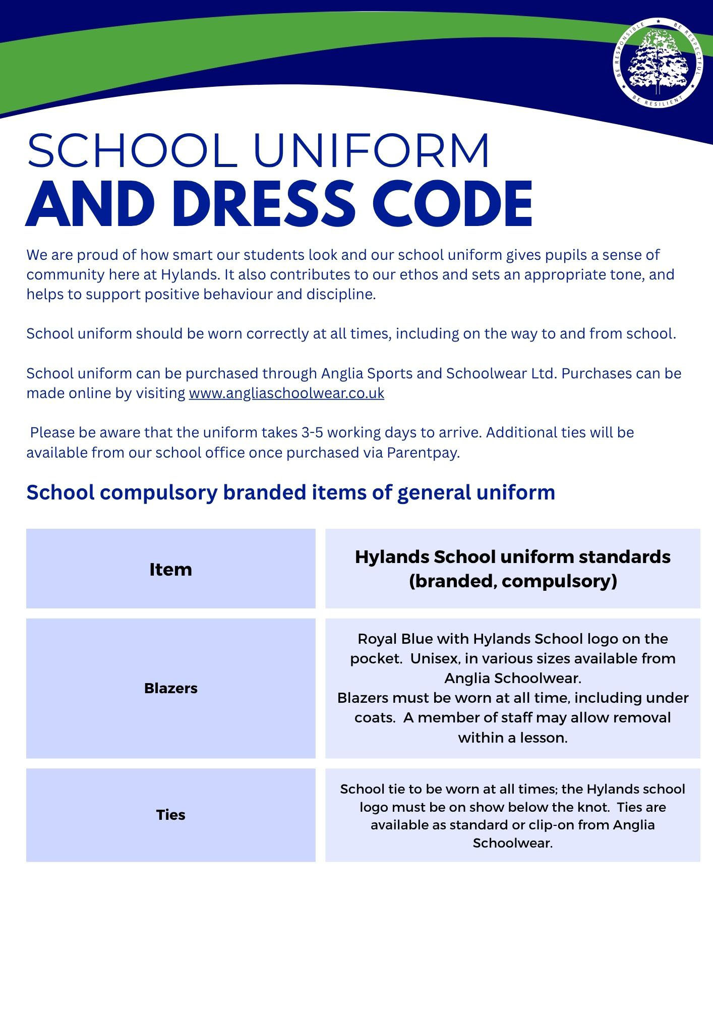 Uniform a